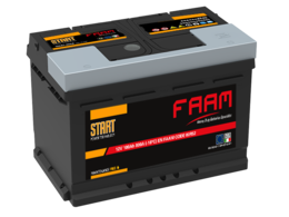 Car battery FAAM  74ah   670a