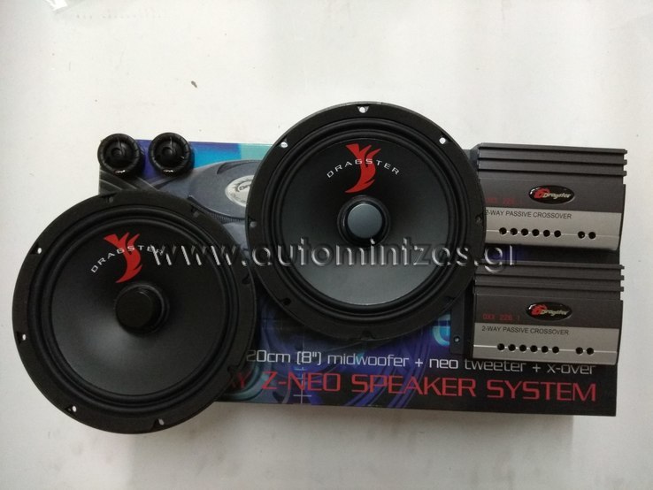 Sound system Dragster 2-WAY Z-NEO SEPAKER SYSTEM DSZ 852, DSZ852