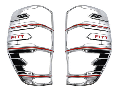 ΔΙΑΚΟΣΜΗΤΙΚΟ ΦΑΝΟΥ ΣΤΟΠ FORD RANGER '15 ΧΡΩΜΙΟ (ΣΕΤ)