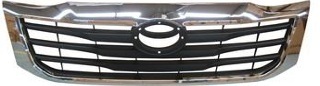 ΜΑΣΚΑ TOYOTA HILUX VIGO '12-'15 2WD/4WD ΧΡΩΜΙΟ/ΜΑΥΡΗ