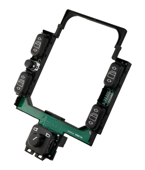 ΔΙΑΚΟΠΤΗΣ ΗΛΕΚΤΡΙΚΩΝ ΠΑΡΑΘΥΡΩΝ ΚΑΙ ΚΑΘΡΕΠΤΩΝ MERCEDES E-CLASS W210 '96-'00 ΕΜΠΡΟΣ ΣΤΗΝ ΚΕΝΤΡΙΚΗ ΚΟΝΣΟΛΑ 4ΠΛΟΣ| 10+8PIN