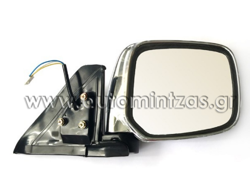 Καθρέπτης εξωτερικός (Αριστερά-Δεξιά) MITSUBISHI L200 '01-'05 4WD ΧΡΩΜΙΟ, 1401051501CRL, 1401051501CRR
