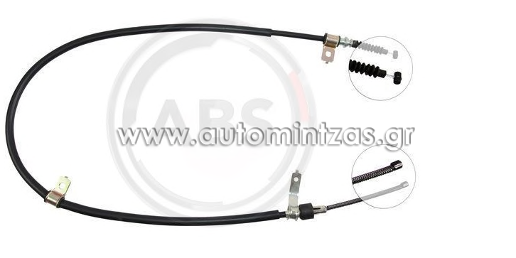 Handbrake cables DAIHATSU FEROZA   46410-87614-C, 4DB0161, 46410-87614-000