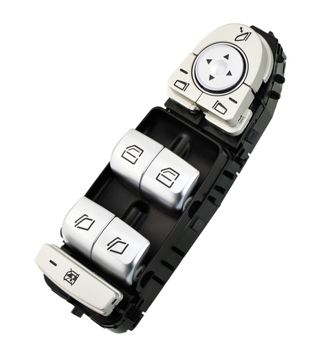 ΔΙΑΚΟΠΤΗΣ ΗΛΕΚΤΡΙΚΩΝ ΠΑΡΑΘΥΡΩΝ MERCEDES VITO W447 14- ΜΕ ΑΝΑΚΛΙΝΟΜΕΝΟΥΣ ΚΑΘΡΕΠΤΕΣ ΑΣΗΜΙ ΠΛΗΚΤΡΑ 4ΠΛΟΣ ΕΜΠΡΟΣ ΑΡΙΣΤΕΡΑ| 3PIN